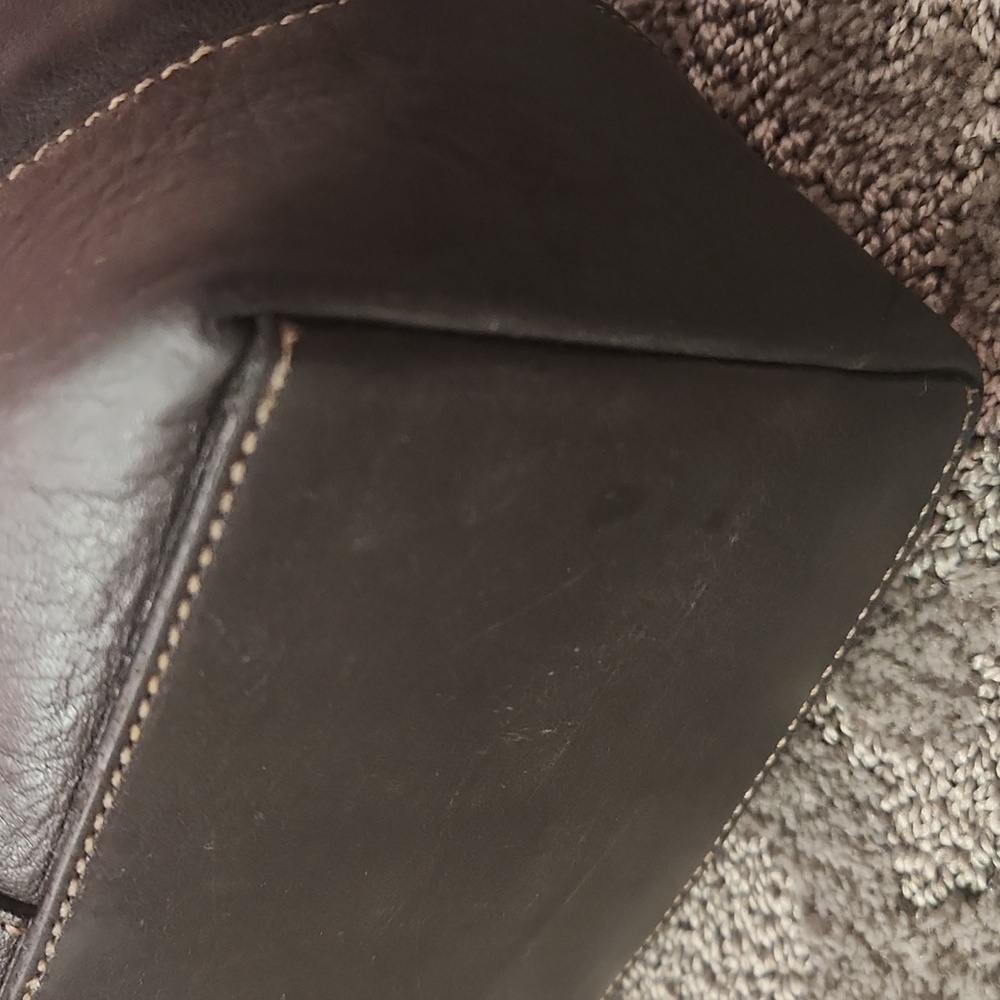 Vintage Coach Leather Tote A3S-5188 - Picture 8 of 9